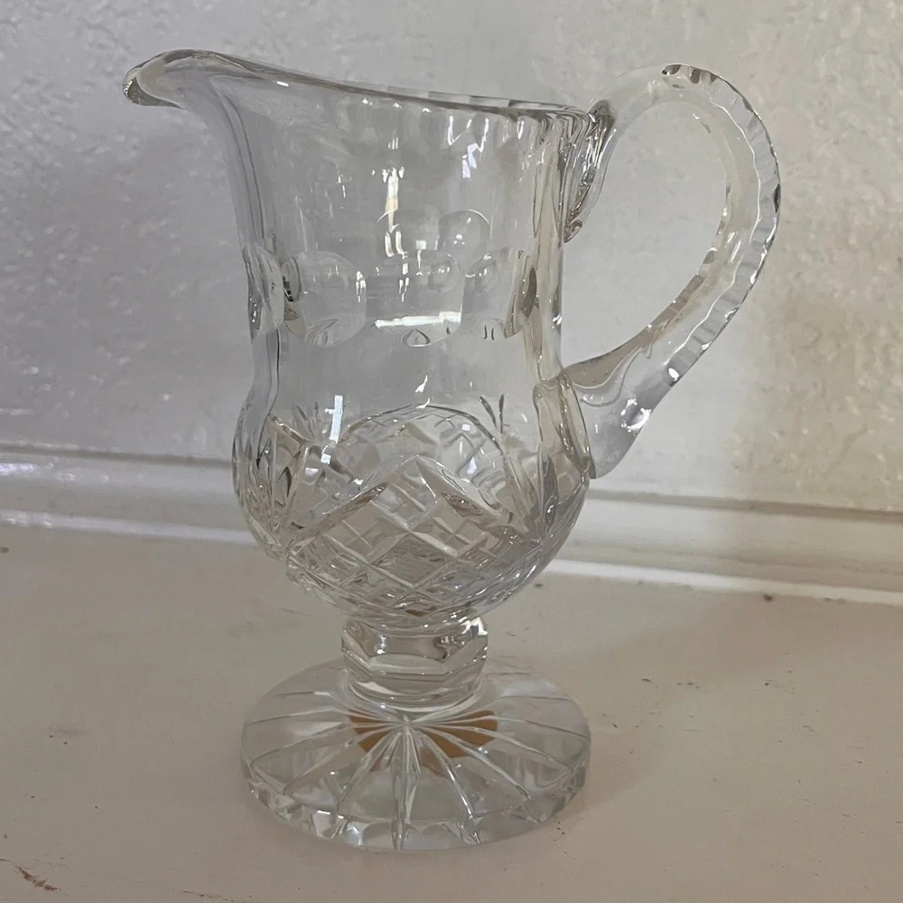 Vintage Crystal Creamer